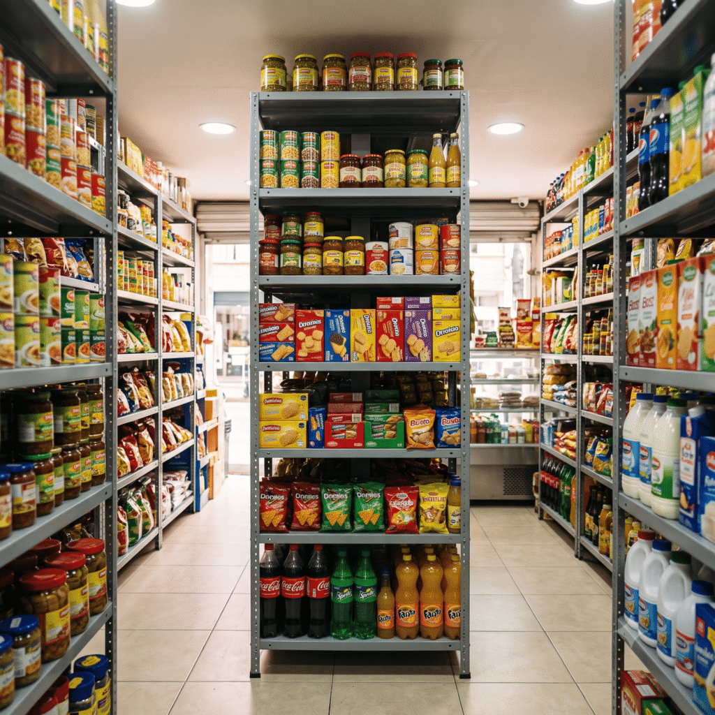 Estanterías para Minimarkets y Espacios Reducidos